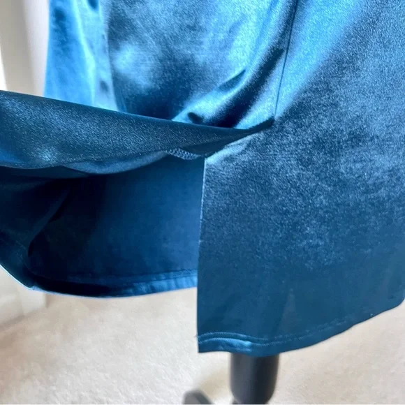 GRACE KARIN Satiny Strappy Back Ruched Homecoming Dress—SZ. Small - Picture 8 of 17